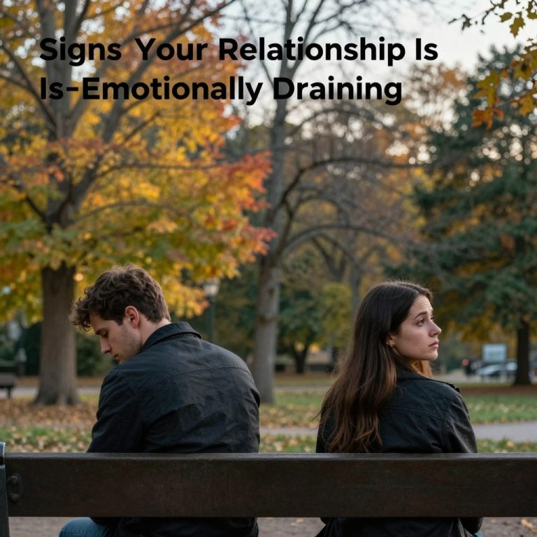 Signs Your Relationship Is Emotionally Draining